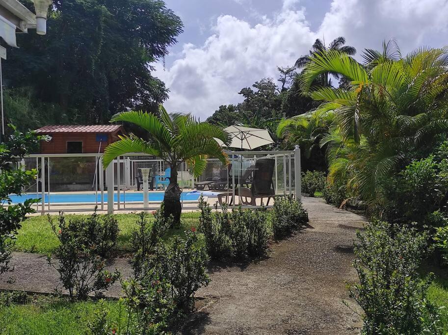 Le Tri Haut De Bellevue - Bungalow Heliconia Поант-Ноар Екстериор снимка
